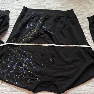 Dolce & Gabbana Black Sweater with Blue and Yellow Accents